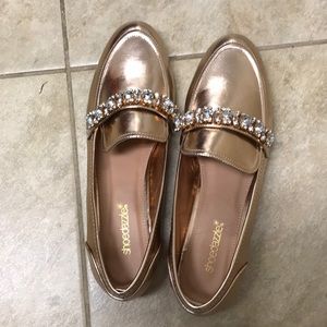 Rose Gold loafers